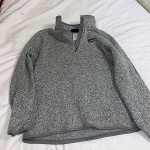 Patagonia Grey Fleece 1/4 Zip Better Sweater